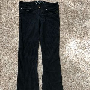 Corduroy black with pinstripes size 28